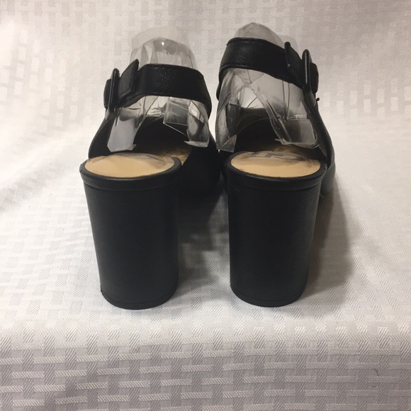 GIANNI BINI Black Slingback Heels - Picture 4 of 9